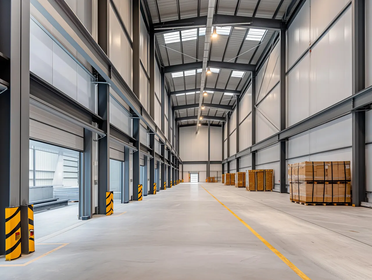 Centru logistic mare din Iași cu 6 rampe și birouri integrate